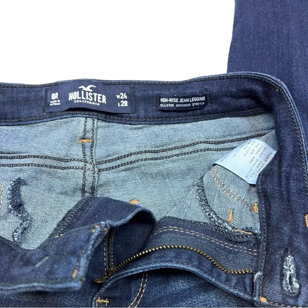 Hollister High Rise Jean Legging Sz 0R - Picture 9 of 11